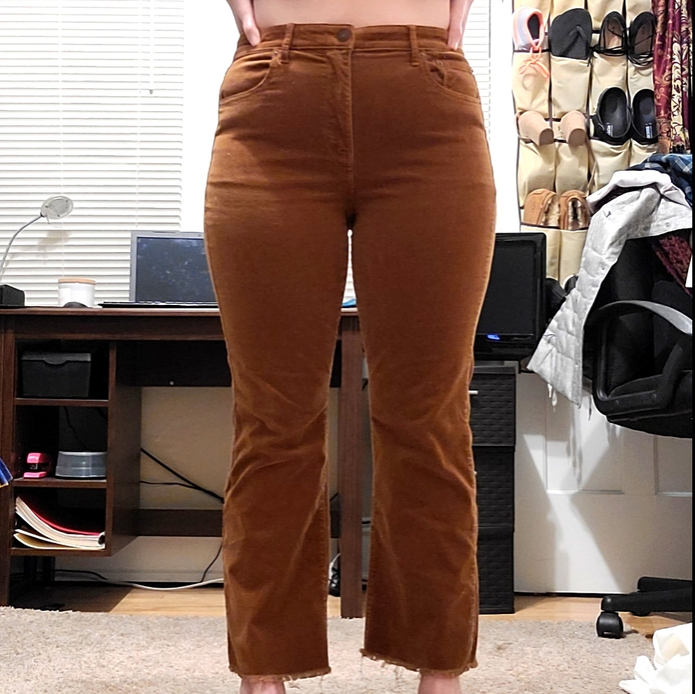 Burnt Orange Corduroy Pants